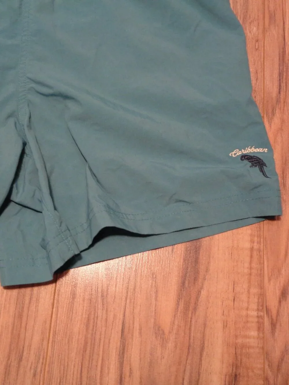 Caribbean Roundtree & Yorke / Size Small / Teal / New Men's Swim Trunks Shorts